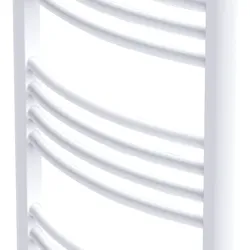 vidaXL Badheizkörper Handtuchhalter Gebogen 500x1160 mm