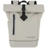 Travelite Rucksack Basics Roll-Up Backpack Plane Ivory