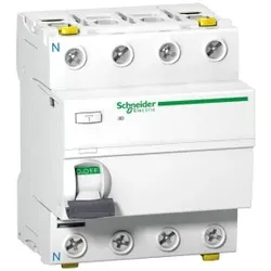 Schneider Electric A9Z25480 Fehlerstrom-Schutzschalter iID, 4P, 80A, 300mA, Typ A selektiv