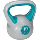 SPORTNOW Kettlebell 10 KG, Bodenschonende Kugelhantel, Schwunghantel Gewichtkugel für freies Gewichtstraining, Krafttraining, Gewichtheben, Ausdauer, Fitness, Blau