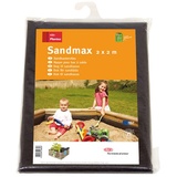 Plantex 4230751 Sandkastenvlies Sandmax, 2 x 2 m, Schwarz