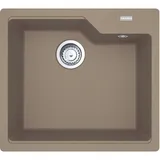 Franke Urban UBG 610-56 rechts Einbauspüle cashmere Excenterbetätigung 540 x 480 mm