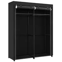 Songmics Stoffschrank, RYG02BK schwarz 140,0 x 43,0 x 174,0