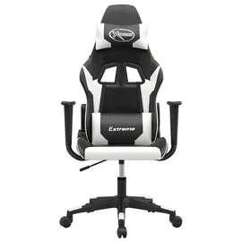 vidaXL Gaming-Stuhl Kunstleder Schwarz