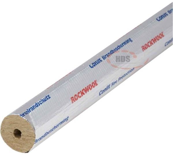 Rohrisolierung Brandschutzschale Rockwool Conlit 150 U - Länge 1m ((Rohrdurchmesser x Dämmstärke): 15 x 22,5 mm)