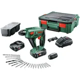 Bosch Home & Garden Bosch Uneo Maxx Akku-Bohrhammer inkl. Koffer & 2 Akkus 1.5Ah + Zubehör (060395230K)