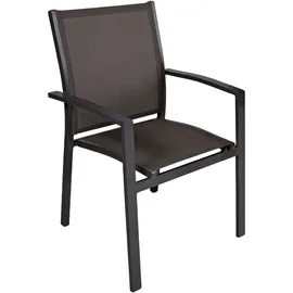 Garden Pleasure Nerea Garten-Essgruppe 7-tlg. anthrazit