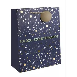 Geschenktüte mit der Aufschrift Alles Gute zum Geburtstag - 11 x 14 cm - blau