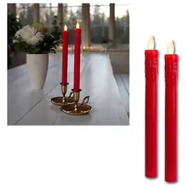 STAR LED Kerzen Set 2 St. rot