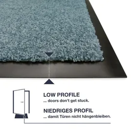 WohnDirect Fußmatten für Innen & Außen TÜRMATTE 1 in Grau 58x180 cm