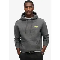 Superdry Essential Logo Kapuzenpullover Carbon Grey Marl S