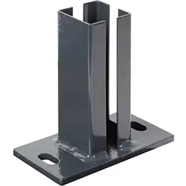 GAH Alberts Alberts Eckpfostenträger für Doppelstabmatten 60 x 60 mm zA anthrazit