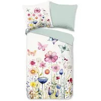 PURE luxury collection Kiki Blume Mehrfarbig 135 x 200 cm + 2 x 80 x 80 cm