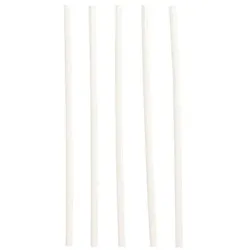 Papstar 1000 Trinkhalme, Papier Ø 6 mm · 20 cm weiss