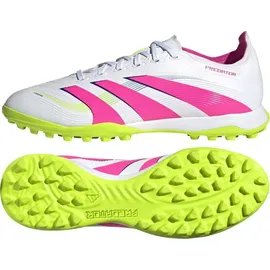 adidas Predator League TF Herren Cloud White/Lucid Pink/Lucid Lemon 44