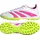 adidas Predator League TF Herren Cloud White/Lucid Pink/Lucid Lemon 44