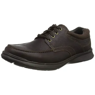 CLARKS Herren Cotrell Edge Oxford Schuh, Brown Oily, 45 EU Wide