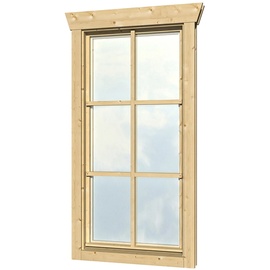SKANHOLZ Skan Holz Einzelfenster BxH 57,5 x 123,5 cm Anschlag links für 45 mm Häuser
