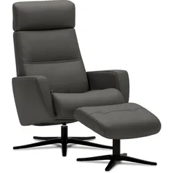 Relaxsessel Space mit Hocker Prime Grey Lieferung ohne Montage