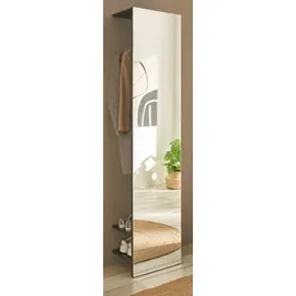 furn.design Center Kompaktgarderobe 50 x 30 x 200 cm grau