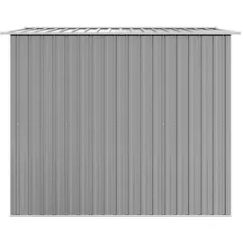 vidaXL Metallgerätehaus 2,46 x 1,92 m grau