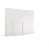 RAUCH Glamour by Quadra Spin weiß / Weiß, 6-trg., inkl. 3 Kleiderstangen, 3 Einlegeböden, BxHxT 271x210x54 cm x 210 cm x 54 cm