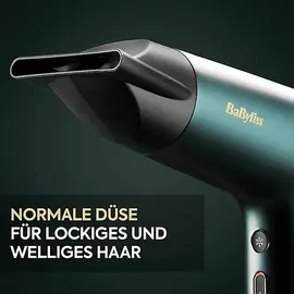 Babyliss Air Power Pro Haartrockner Dunkelgrün, gold (1700 Watt)