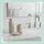 Relaxdays Zahnputzbecher Beige