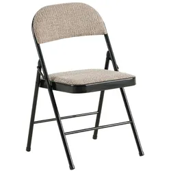 BIG Möbel GmbH Lara | Allzweck Klappstuhl gepolstert | Braun | 6er Set