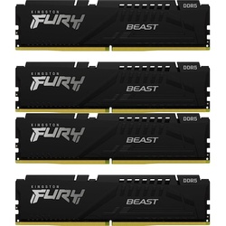 128GB (4x32GB) KINGSTON FURY Beast Black XMP DDR5-5200 CL40 RAM Speicher Kit