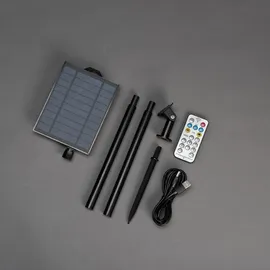 Konstsmide LED Lichterkette Solar Biergartenkette 10 Dioden 10 m Bernsteinfarben