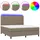vidaXL Boxspringbett 180 x 200 cm Schwarz