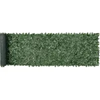 Vevor Sichtschutzzaun 990x4010mm künstlicher grüner Sichtschutz Efeuzaun mit Netzgeweberückseite und verstärkter Verbindung, künstliche Hecken...