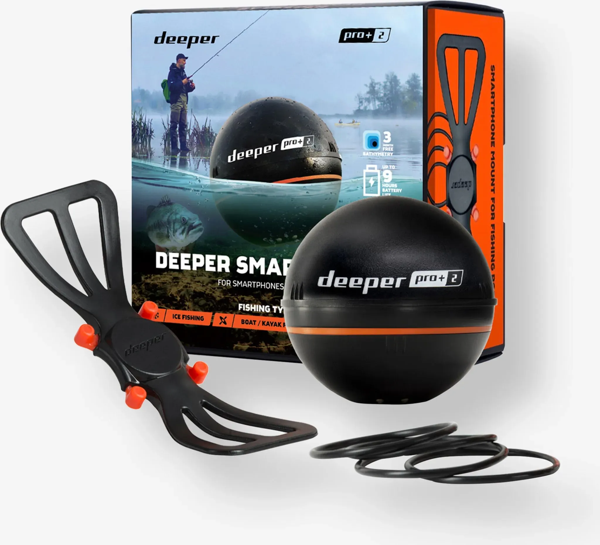 Echolot Deeper Pro Plus 2 mit Smartphone-Unterstützung Einheitsfarbe No Size