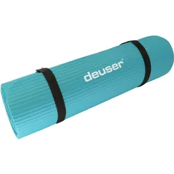 FITNESSMATTE PETROL 182 CM X 61 CM X 1,2 CM DEUSER® EINHEITSGRÖSSE