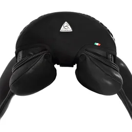 Acavallo Sattelsitzkissen Dressur Ortho-Pubis Gel Out 20mm Größe:M Schwarz