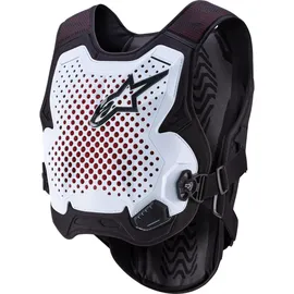 Alpinestars Brustprotektor Tech-Air MX L Weiß/Schwarz/Rot