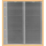 Kobra Ersatzblätter F6 für Münzalbum (10er Pack) Neu