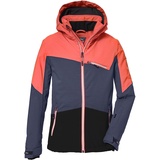 KILLTEC Mädchen Skijacke/Funktionsjacke mit abnehmbarer Kapuze und Schneefang, wasserdicht KSW 182 GRLS SKI JCKT, hellkoralle, 176,