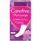 Carefree Slipeinlagen Plus Large, zarter Duft, 36 Einheiten