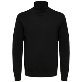 Selected SLHBERG ROLL Neck B 16074684, Black,