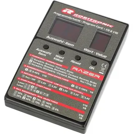 Robitronic Razer ten & eight Programmierbox Passend für (Modell (Modell-Regler): Robitronic Razer ten & eight