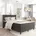Boxspring-Bettgestell Grau 140x200