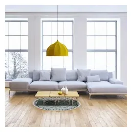 Relaxdays Teppich rund, Mandala-Design, Ø 120 cm, Baumwollteppich mit Fransen, rutschfest, Boho Wohnzimmerteppich, bunt