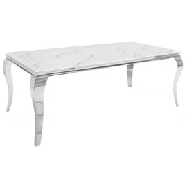 Casa Padrino 180 x 75 x 95 cm weiß/grau/silber