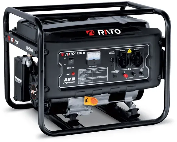 Rato R3800 AVR - Benzin Stromerzeuger mit AVR-Regelung 3.8 kW - Dauerleistung 3.5 kW - 230V