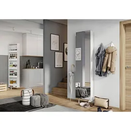Germania Schuhschrank 50 x 195 cm Weiß