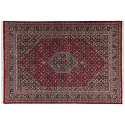 THEKO Orientteppich  Benares Bidjar , rot , Wolle , Maße (cm): B: 250 H: 1,2