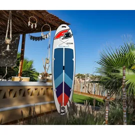 F2 Stand Up Paddle Board 350 x 76 x 15 cm rot