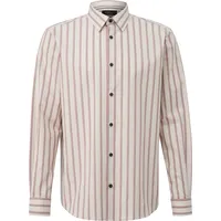 s.Oliver Gestreiftes Langarmhemd Beige/Pink M
